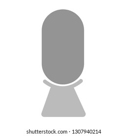 microphone symbol isolated icon