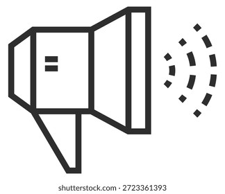 Ein Mikrofon mit einem Mikrofonsymbol darauf
