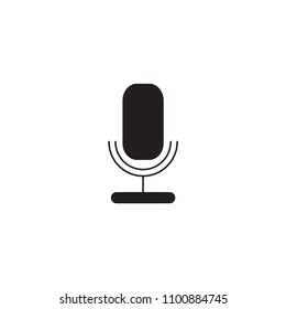 Microphone symbol vector icon