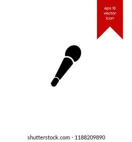 Microphone symbol vector icon