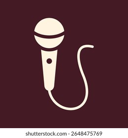 Microphone trendy vector art design fetching amazing colorful useful illustration.eps