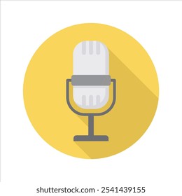 Desktop-Symbol der Mikrofon-Benutzeroberfläche