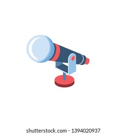 Microphone. Vector 3d isometric color icon new flat style. Creative illustration, idea for infographics.