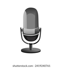 microphone vector design, suitable for various design needs. and music-themed events