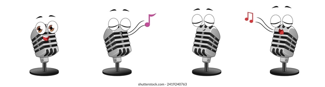 microphone vector design, suitable for various design needs. and music-themed events