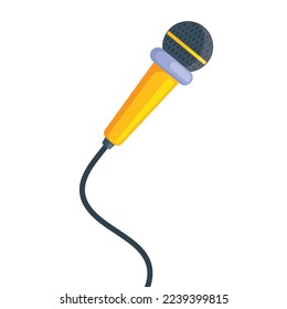 microphone vector element design template web