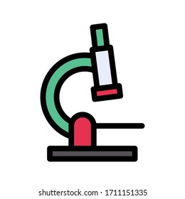 microphone vector flat color icon 