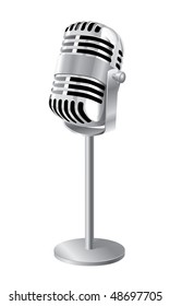 Microphone (vector). In the gallery also available XXL jpeg version of this image.
