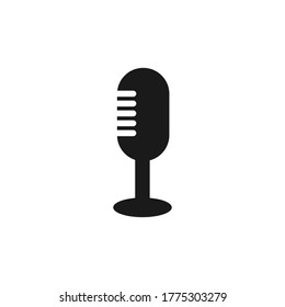 ilustración de diseño gráfico de vector de micrófono