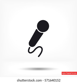 Microphone Vector icon 10 EPS