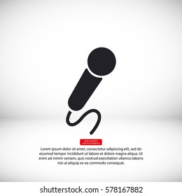 Microphone Vector icon 10 EPS