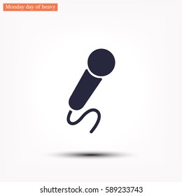 Microphone Vector icon 10 EPS