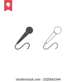 Microphone vector icon