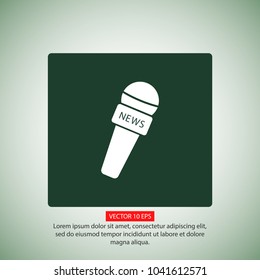 Microphone   vector icon 