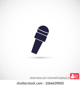 Microphone   vector icon 