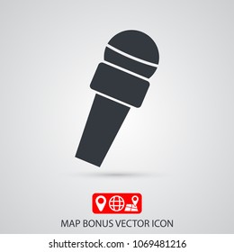 Microphone   vector icon 