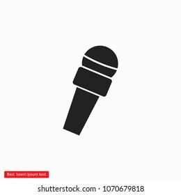 Microphone   vector icon 