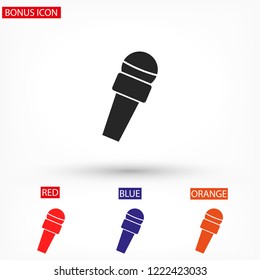 Microphone   vector icon 
