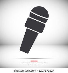 Microphone   vector icon 