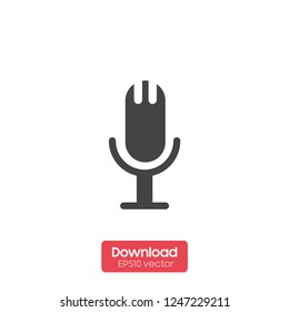 Microphone vector icon