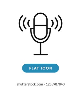 Microphone vector icon