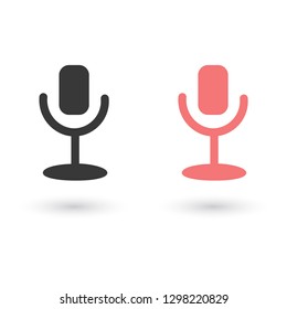 microphone vector icon 