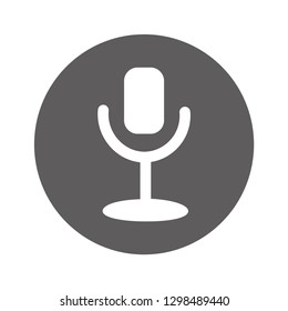 microphone vector icon 