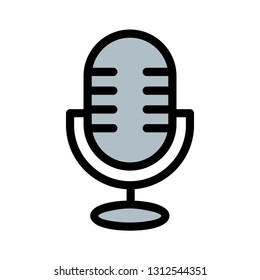 Microphone Vector Icon
