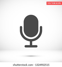 microphone vector icon 