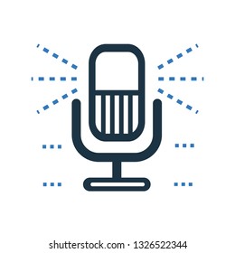 Microphone Vector Icon