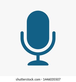 Microphone vector icon, 