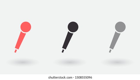 Microphone vector icon.
