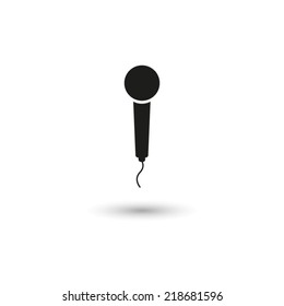 microphone - vector icon