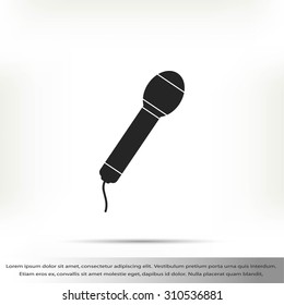 Microphone vector icon