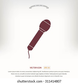 Microphone vector icon
