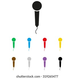 microphone  - vector icon
