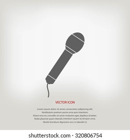 Microphone vector icon