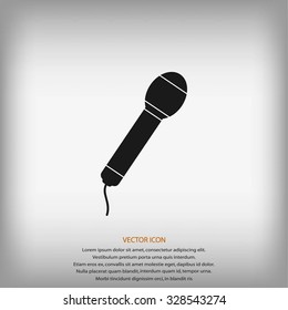 Microphone vector icon
