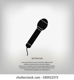 Microphone vector icon