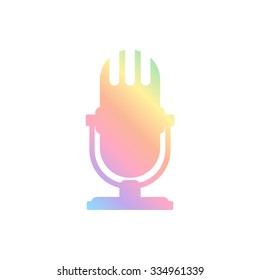 microphone -  vector icon