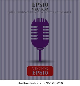 Microphone vector icon