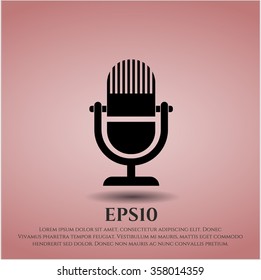 Microphone vector icon