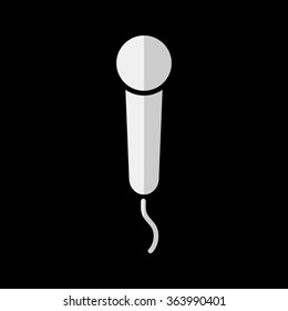 Microphone  - vector icon