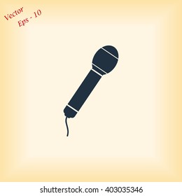 Microphone vector icon