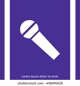 Microphone vector  icon