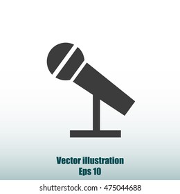 Microphone vector  icon