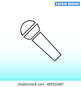 Microphone vector  icon