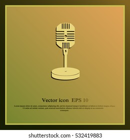 Microphone vector icon