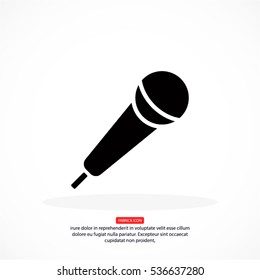 MICROPHONE vector icon