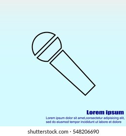 Microphone vector  icon